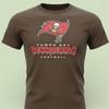 NFL Team Bekleidung Tampa Bay Buccaneers T-Shirt Unisex L Braun Grafikdruck
