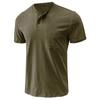 Herren-T-Shirt mit kurzen Ärmeln, modisches, lässiges, farblich passendes T-Shirt