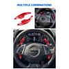 TOP ABS Car Steering Wheel Paddle Shifter Cover for Chevrolet Camaro 2016 2017 2018 2019 2020 2021 2022 2023 Trim Accessories