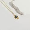 Copper Resin Glaze Luxury Necklace Devil's Eye Banquet Clothes Neck Chain  Party Favors
