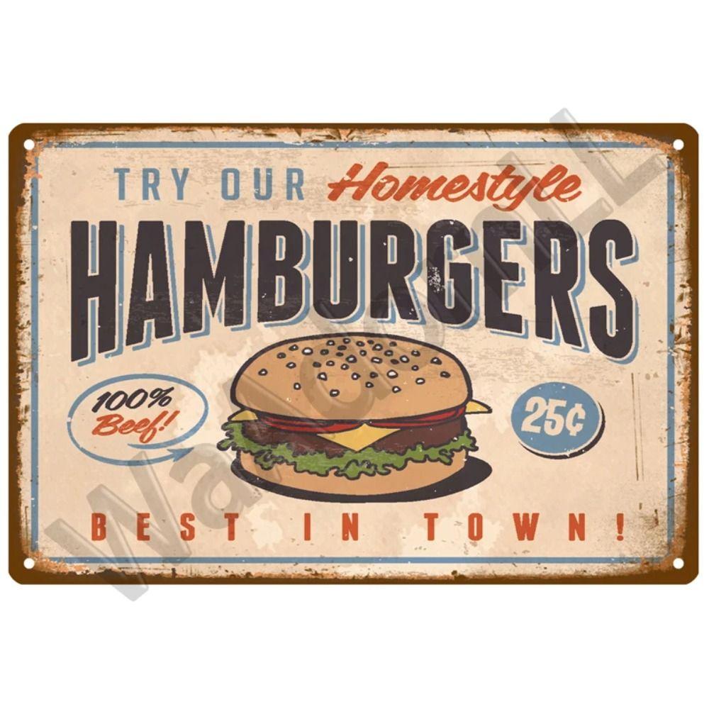 Funny Tin Sign for Kitchen Restaurant Home Decor Metal Plaque 20x30cm