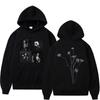 Ariana Grande Petal Album Merch Fotka s květinovými mikinami Pánské Dámské Módní Estetická Mikina Podzim/Zima Vesta Mikina