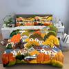 Autumn Village Wedding Celebration Views Kid'S And Adults' Bedroom Decor, Exquisite Three-Piece Bedding Set Gift