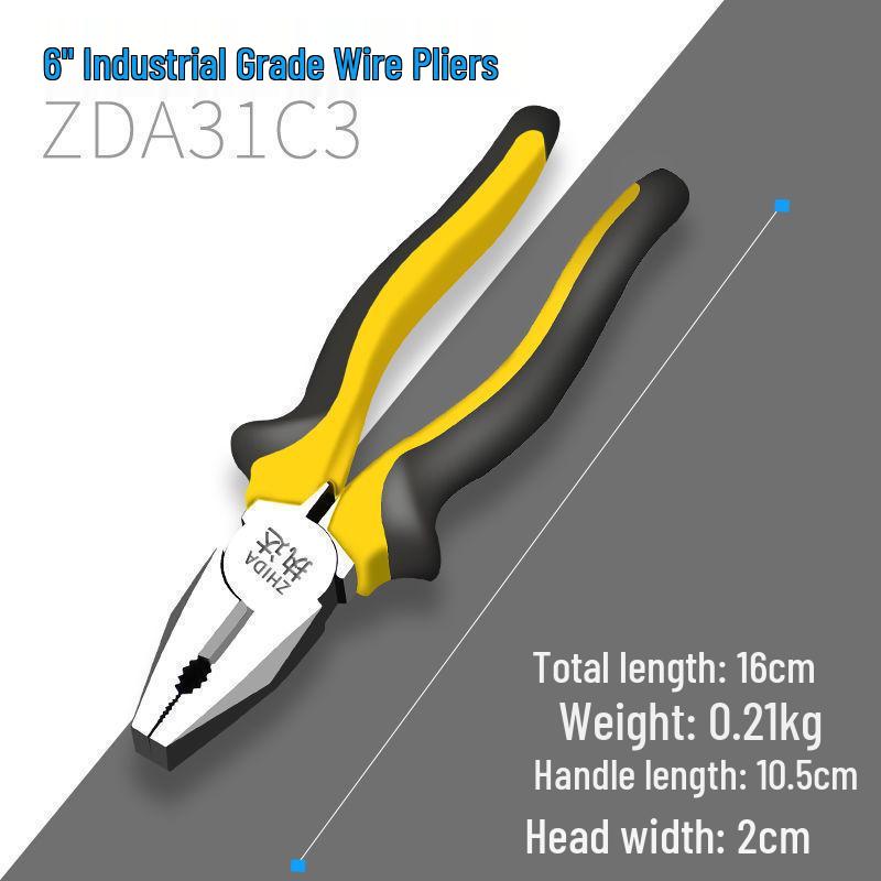 Knipex Electrician's Multifunctional Needle Nose & Diagonal Cutting Wire Stripper Pliers