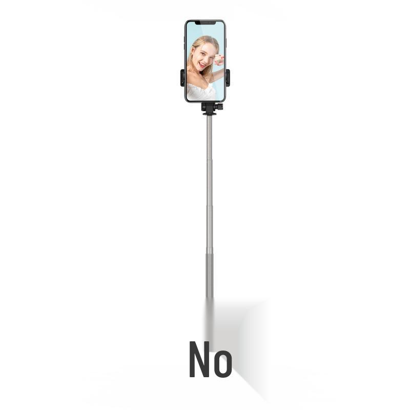 Portable Multifunctional Bluetooth Selfie Stick Tripod with Fill Light and Retractable Design