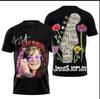 Janis Joplin CALDA NUOVA T-shirt 3D POLIESTERE Tutte le taglie 1F2749
