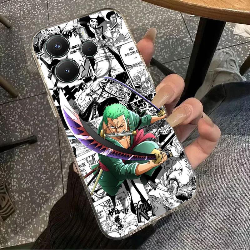 Japanese Anime Ones Zoro Piece Luffy Case For Redmi Note 15 14 13 12 11 10 Pro Plus 5G Cover For Redmi 15C 15 14C 13C Phone Case