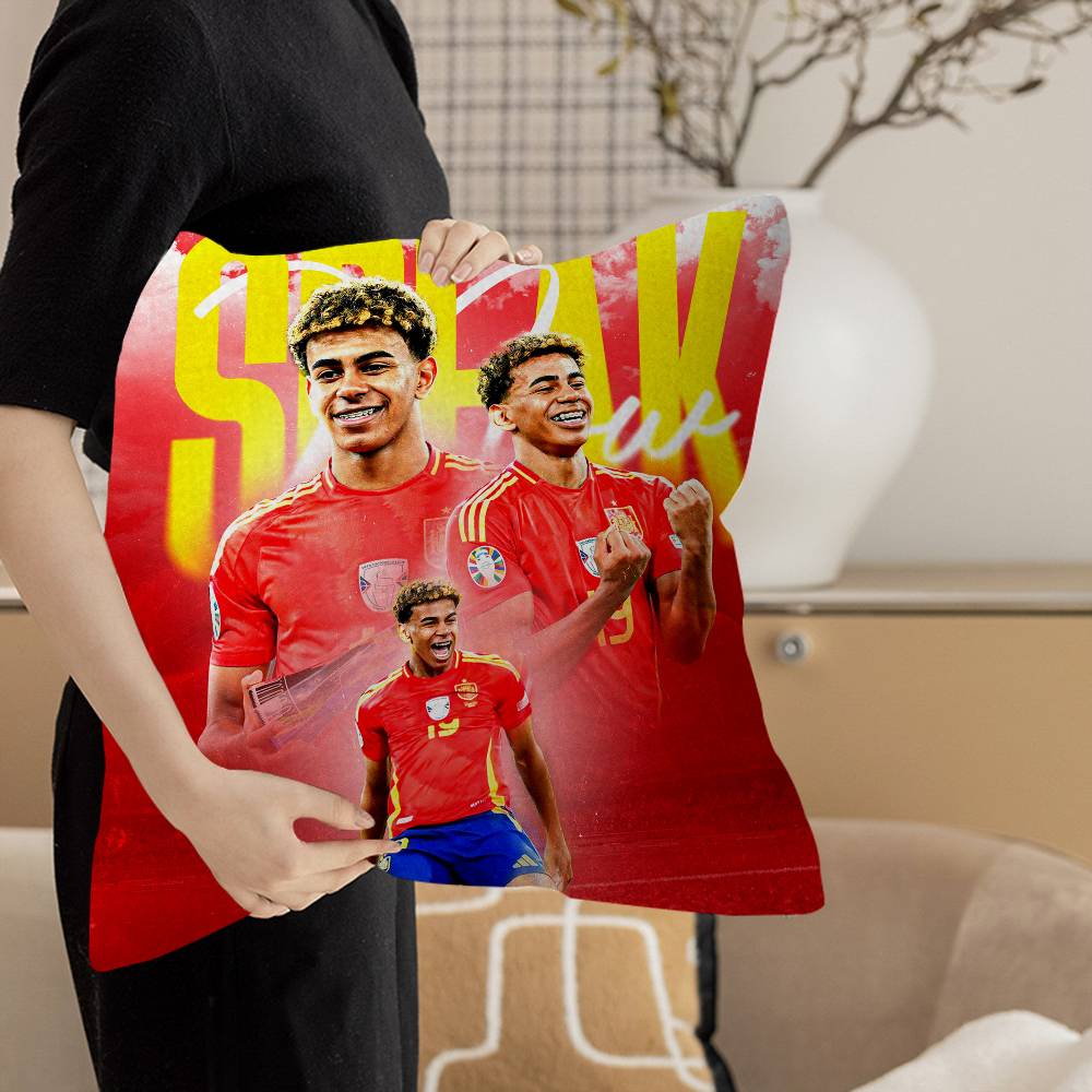 Popular Football Stars L-Lamine Y-Yamal Pillow Cover Design Cushion Cover Decor Holiday Decorati