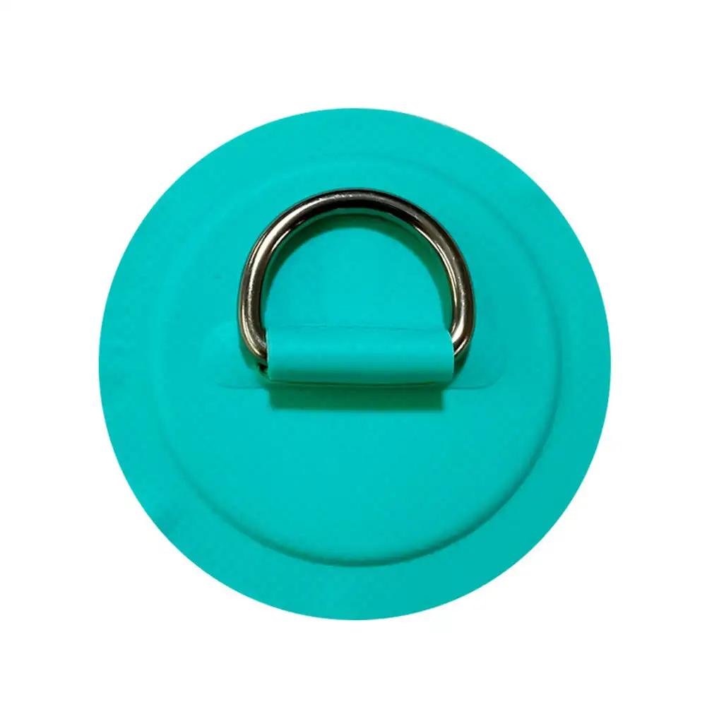 1PC Surfboard Dinghy Boat PVC Patch Stainless Steel D Ring Deck Rigging Rope Ring Buckle Kayaking Inflatable Boat Accessories