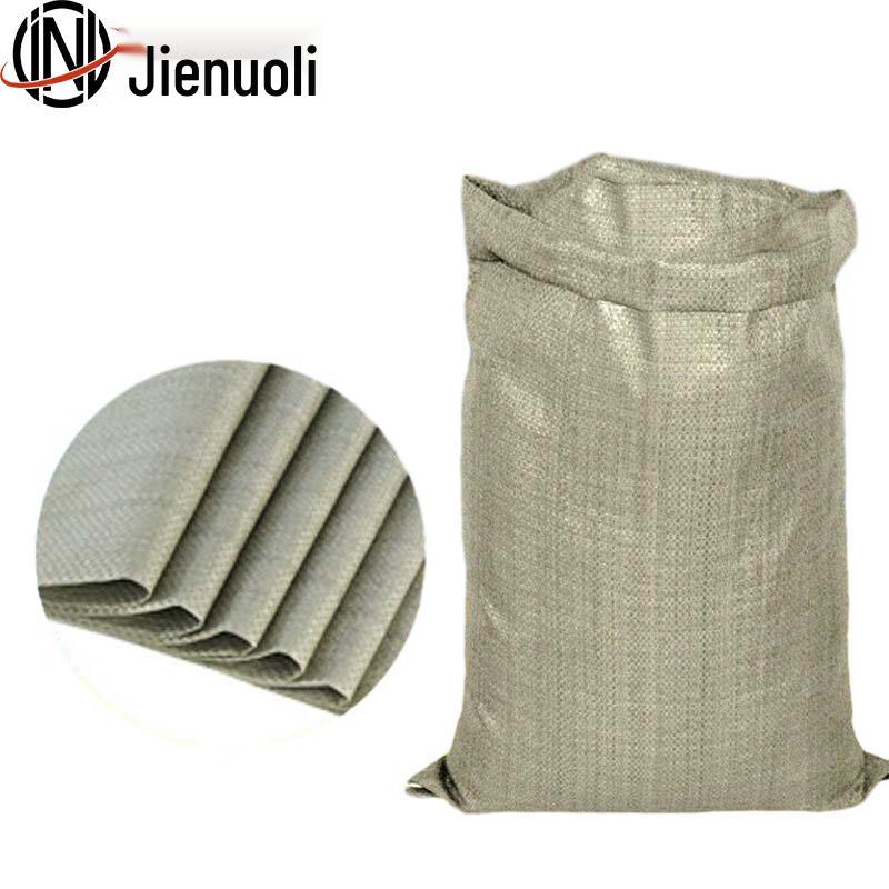 JNL Grey Thin Plastic Woven Packing Bags (100-pack)