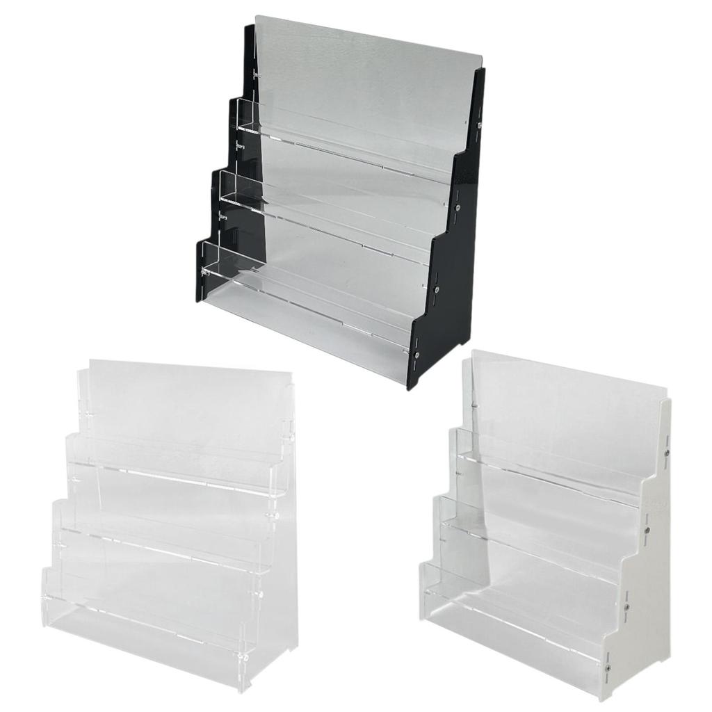 Acrylic Card Display Rack Lightweight Collection Riser Shelf Desk Organizer for Home Shop