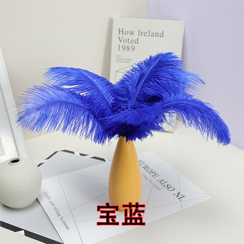 10 STÜCKE 20-25Cm Straußenfeder Bühnenauftritt Feder Handgefertigt DIY Schmuck Dekomaterial Straußenhaar