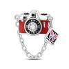 New 925 Silver Plated Time Machine Time Travel Clock Charms Beads Fit 3mm 925 Bracelets DIY Jewelry Birthday Gift