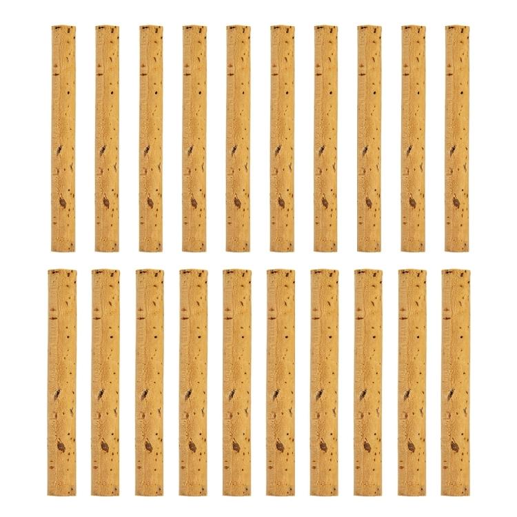 

20Pcs/pack Freshwater Fishing Float Stick Set, Practical Oaks Cork Rod in 6mm and 8mm Soft Cork Fishing Float Rod 1