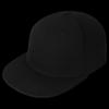 ZHENYUEQI Solid Color Elastic Flat Brim Hip-Hop Cap