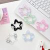 Acrylic Wings Stars Carabiner Portable Keyring Hook Card Holder Kawaii Backpack Pendant  Outdoor