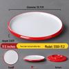 Melamine Nordic Style Cold Dish & Stir-fry Plate for Restaurants and Hotels