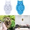 Semi-stereoscopic Owl Skull Wall Ornaments Drop Glue Mold Diy Wall Pendant Desktop Decoration Epoxy Silicone Mold