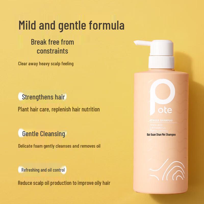 Boti Ginger Amino Acid Volumizing & Oil Control Shampoo