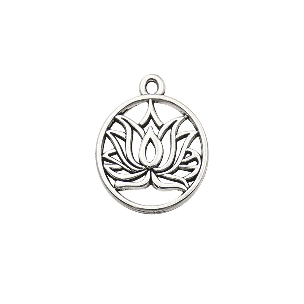 Alloy Flower DIY Jewelry Accessories for Necklace, Bracelet, Key Pendant