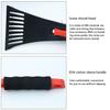 2 In 1 Snow Brush with Squeegee Ice Scraper Foam Grip AntiFreeze Snow Shovel for Car Truck SUV MPV