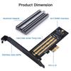 M.2 NVMe SSD To PCIe 4.0 X1 Adapter Card - with Heat Sink, High-Speed Conversion