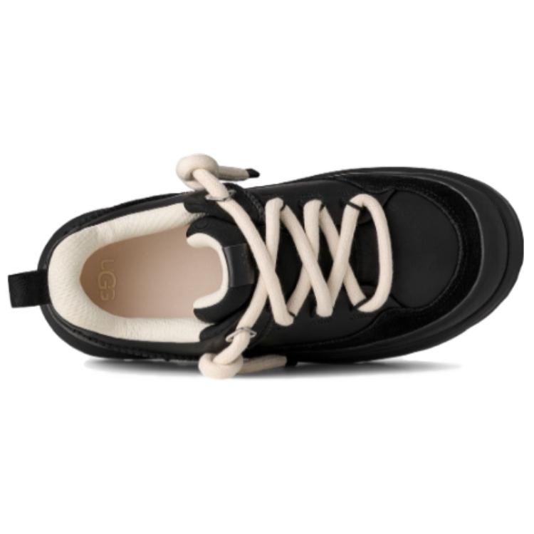 UGG Heritage Leather Fashion Simple Non-Slip Low-Top Casual Shoes Men Casual Shoes Black 1170910-BBLC