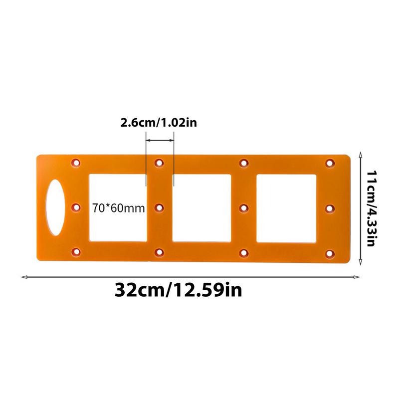 Drywall Electrical Plug Stencil Tool Sockets Slotting Template Electrical Plug Stencil Tool Sockets Box Mounting Bracket