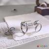 Women's 925 Sterling Silver Snake Ring, Natural Peridot Crystal Adjustable Band, Elegant Luxury Jewelry Gift