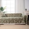 Imanqi Yun Japanese Tassel Sofa Cover - Green, Universal for All Seasons