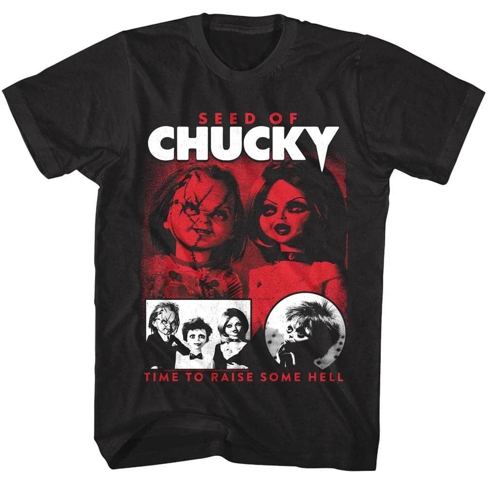 Seed of Chucky Raise Some Hell Men s T Shirt Child s Play XL