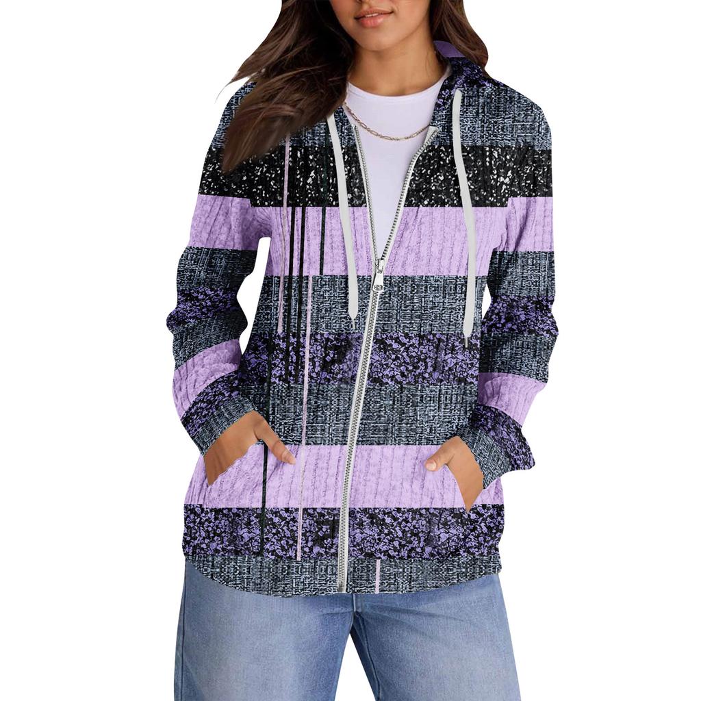Mikiny pro ženy Trendy topy Ležérní Podzimní Móda Mikina s dlouhým rukávem S kapsami Svetr Lehký