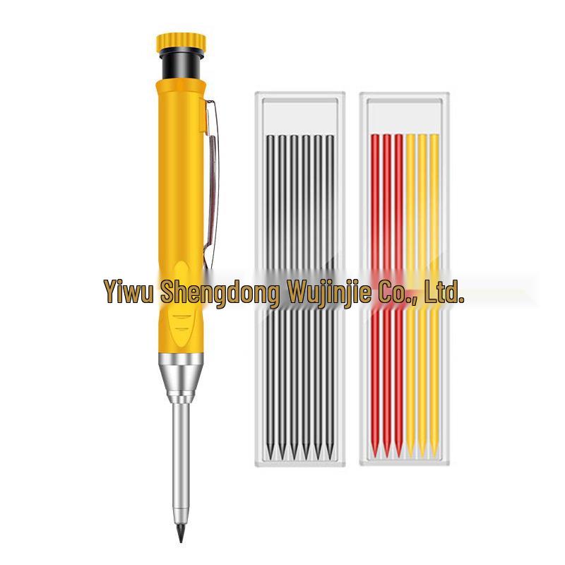 Profesjonalny ołówek stolarski do obróbki drewna z długim nosem do głębokich otworów z szybkoschnącym grafitem