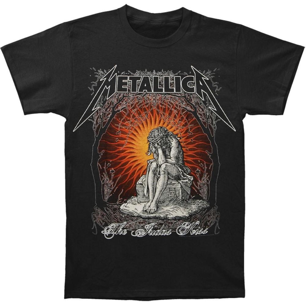 

METALLICA cd lgo Death Magnetic JUDAS KISS Official SHIRT SM New OOP lightning Unisex T-Shirt XXXXL