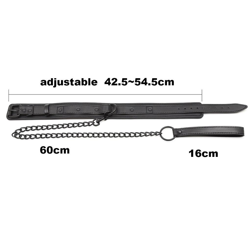 BDSM Random Shot Black Bondage Neck Sleeve Sex Toys Erotic Torture Restraints