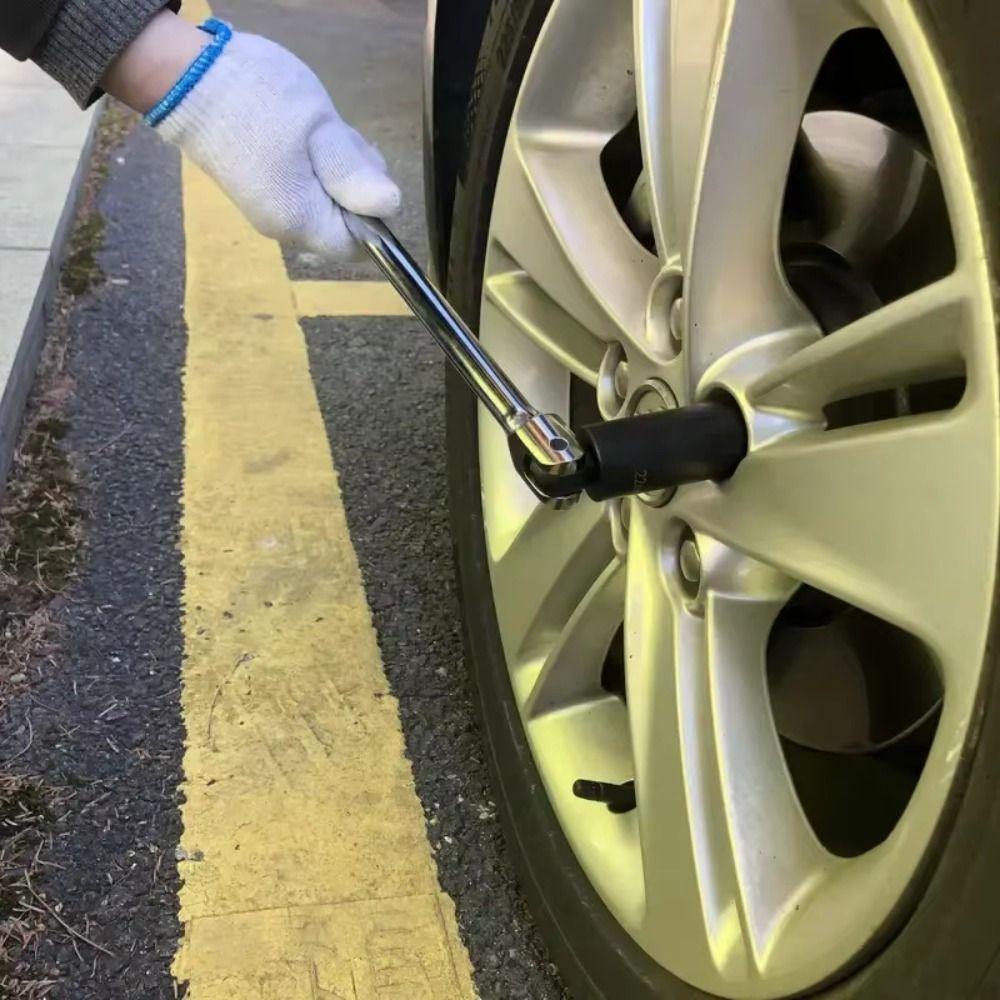 3pcs 1/4" 3/8" 1/2" Socket Wrench High Torque Wrench Set Portable F Steering Handle Wrench  Workshop