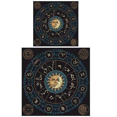 Soft & Durable Table Cover Stylish Tarot Reading Mat Elegant Tarot Cloth Versatile Tarot Mat Perfect for Games Night