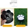 4Pcs Solar Dog Paw Print LED Lawn Light Outdoor Waterproof Garden Decorative Stake Light