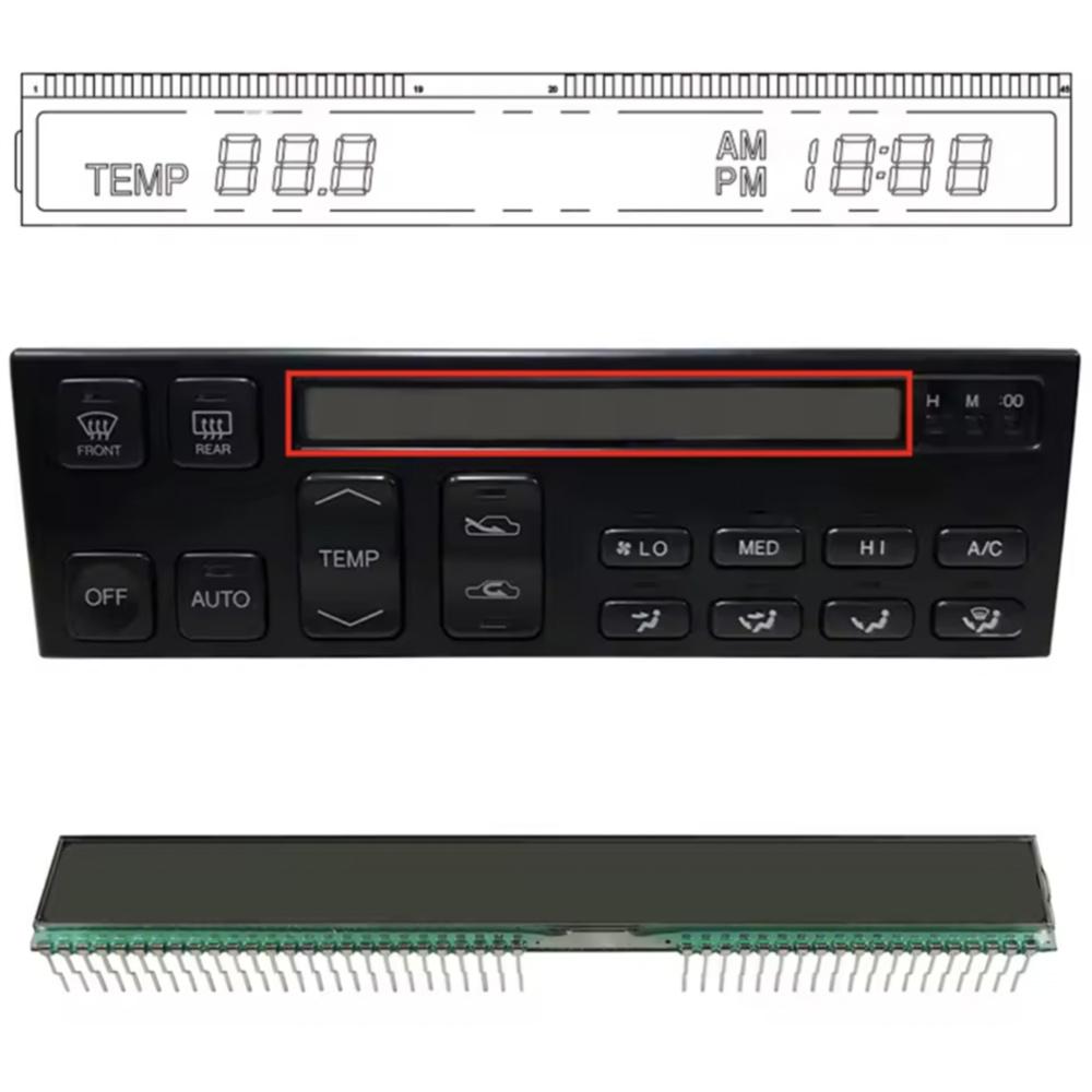 

45Pin Lcd Display For Lexus Ls400 A/C Climate Control Unit 1990-1992 Lhd