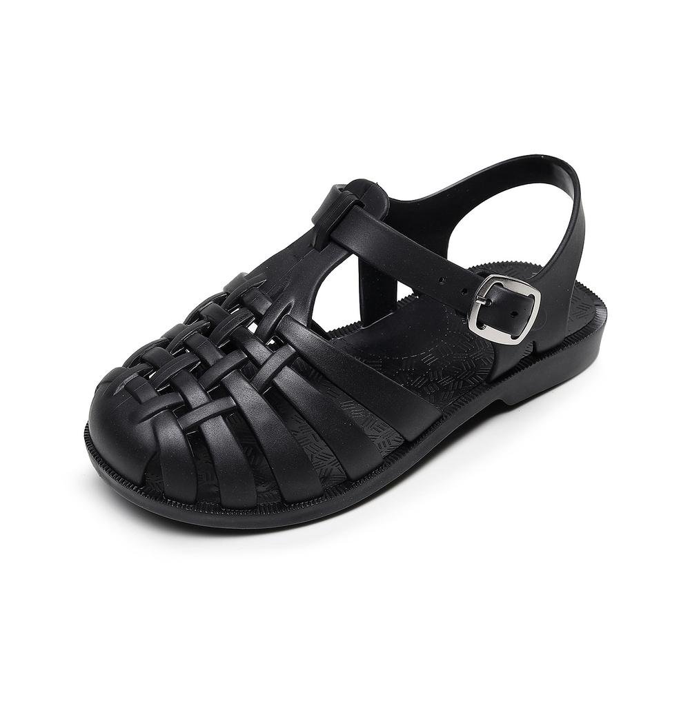 Kids Shoes Summer Sandals Baby Girls Toddler Soft Non-slip Princess Shoes Kids Candy Jelly Beach Shoes Boys Casual Roman Sandals