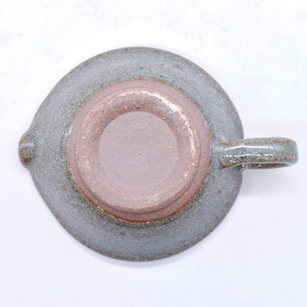 Utsuwa Roan Mino Ware Katoen Approximately 13cm with Made In Product Mortar, Mini, Shallow, Small, Wide, Handle, Gray, Ceramic, Japan, Number