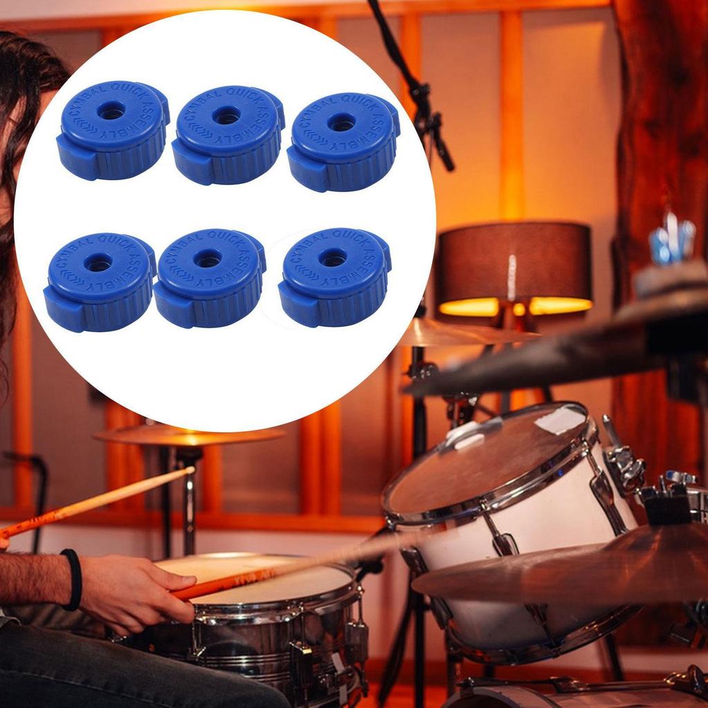 6 Count Drum Nuts for Quick Release Installation Components