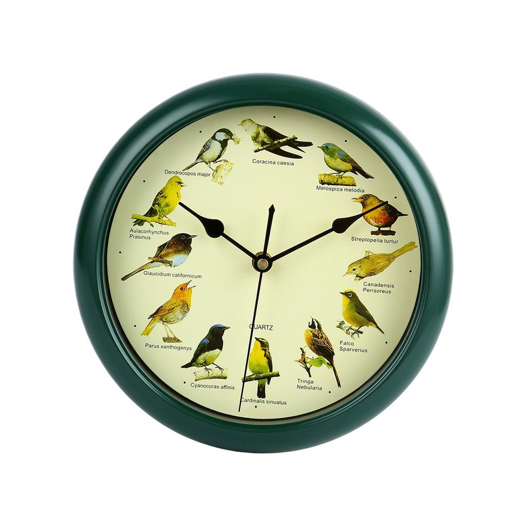 Wall Hanging Clock Decor Singing Bird Wall Clock Bird Clock With Sound Hanging Clock Decor for Kitchen Walls Shelf Decoration