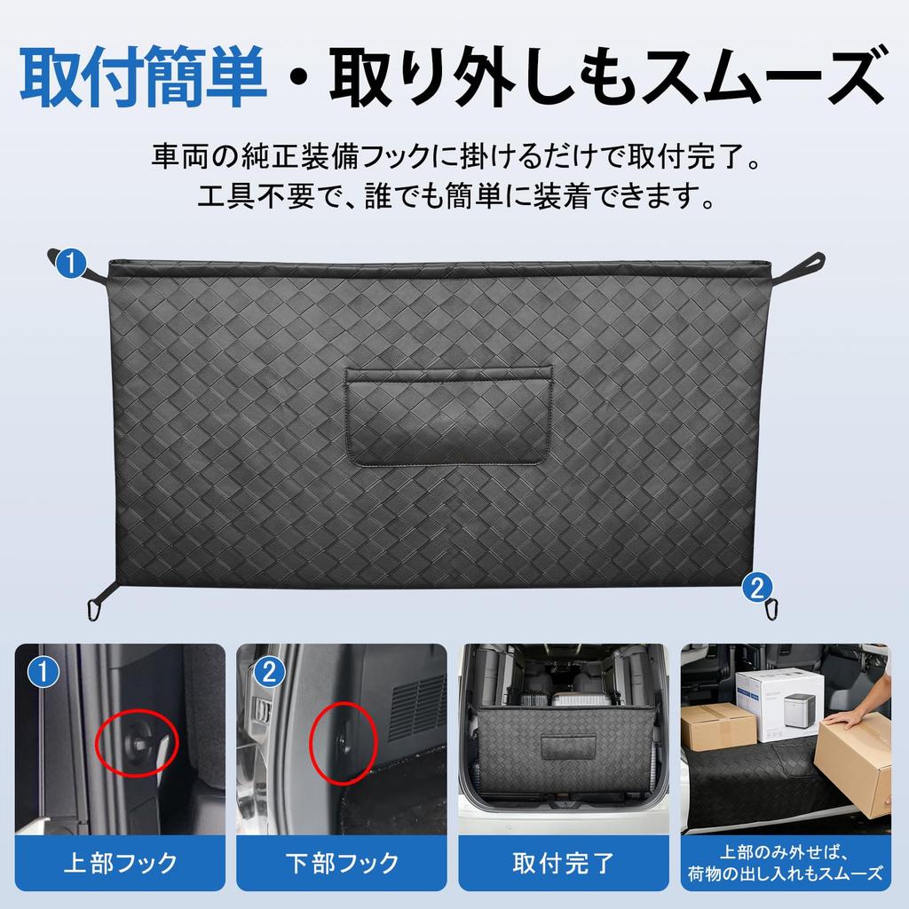 Trunk Storage Luggage PU Large Genuine Back Door Waterproof and Car Accessories for Toyota Vellfire 40 and 40 June 2023 Bag, Pocket, Storage, Leather,