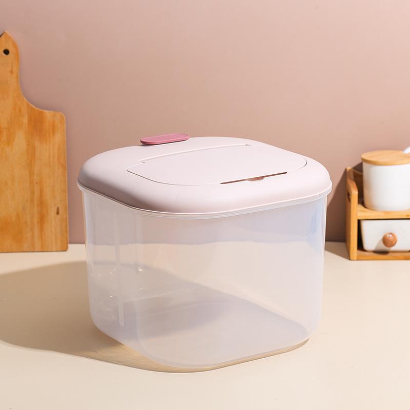 "Moisture-Proof & Insect-Proof 20 Catty Rice & Pet Food Storage Bucket, Large Capacity, Food-Grade."