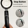LED Temperature Sensor Shower Head With Stop Button 3/7 Colors Changes Turbo Propeller High Pressure Negative Ion Filter Shower