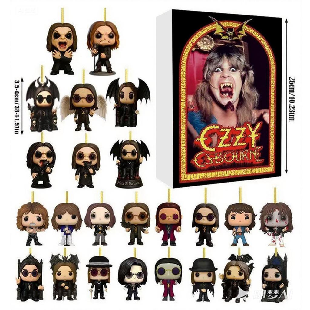 

Ozzy Osbourne Motorcycle Bell Christmas Decor With 24 Acrylic Parts For Party Gift Style K