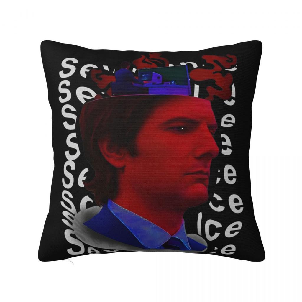 Severance The Work Square Pillow Covers Polyester Room Cushion Cover Funny Decor Pillow Cover 4040