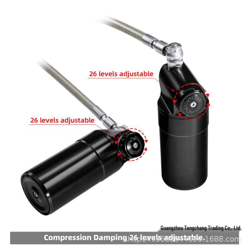 

Задні азотні амортизатори Harley Road King & Street Glide ST, подвійна лампа, чорні (2014-2023 роки) Modified