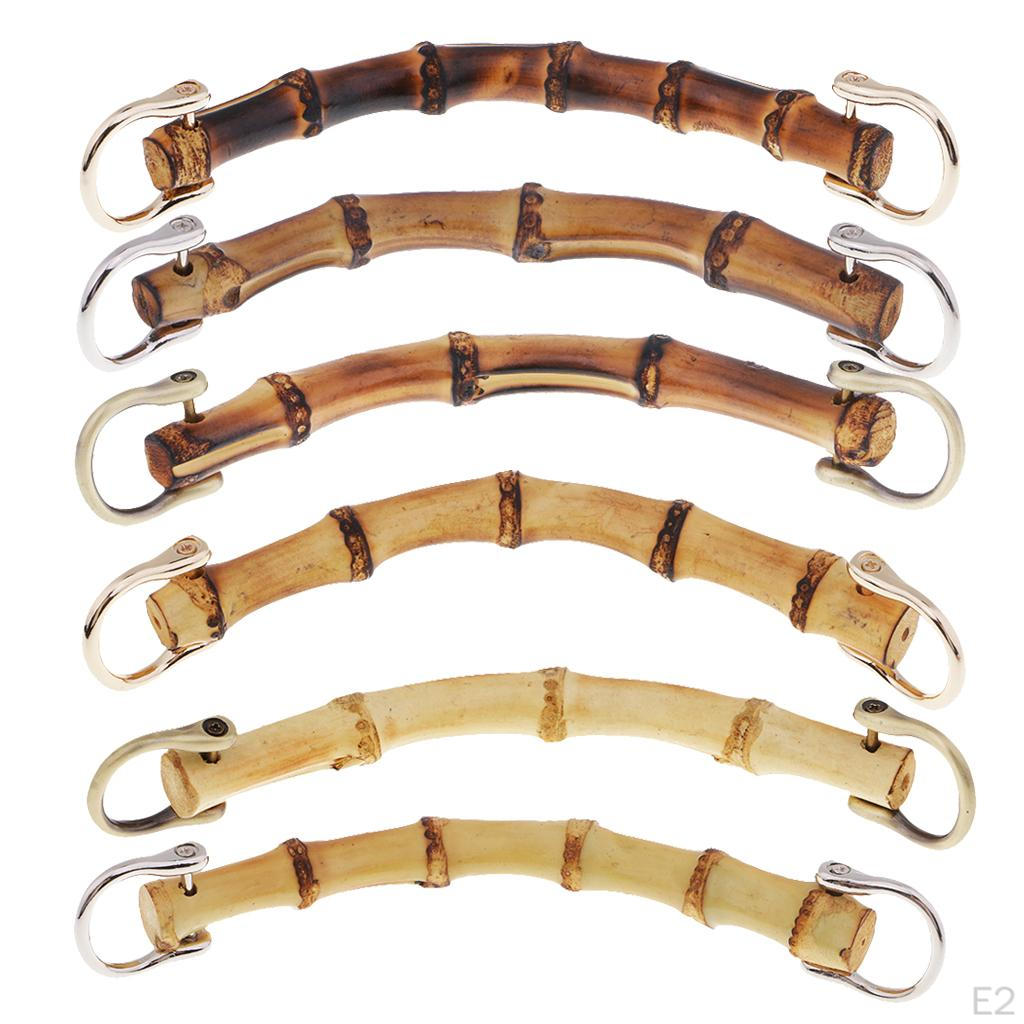 Clasp Lock Wooden Handle for Bag, Sewing Accessory